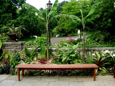 Chanticleer entrance garden