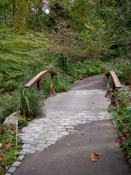 bridge in Pond Garden, Chanticleer 2011